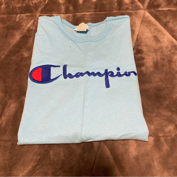Blue champion short sleeve tee - Picture 1 of 2